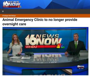 Animal Health Emergency Clinic To No Longer Provide Overnight Care 16 News Now