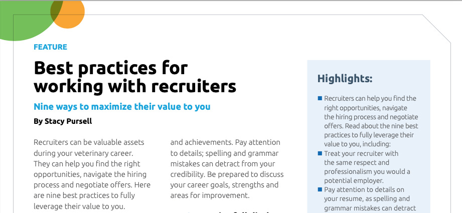 Best Practices For Working With Recruiters