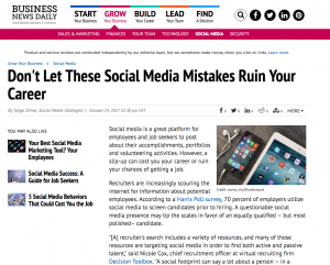 Business News Daily Social Media Mistakes
