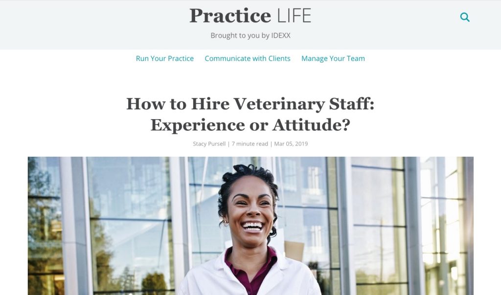 Practice Life How To Hire Veterinary Staff