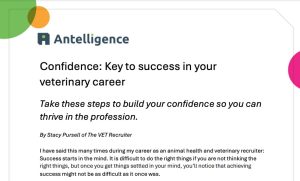 The Vet Recruiter In The News Antelligence Confidence Key To Success