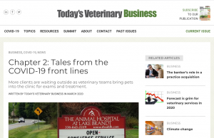 Todays Veterinary Business Chapter 2 Tales From Covid 19 Front Lines