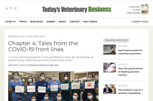 Todays Veterinary Business Chapter 4 Tales From Covid 19 Front Lines