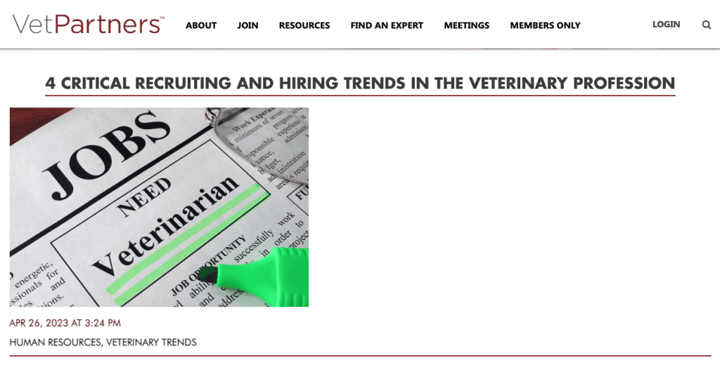 Vet Partners 4 Critical Recruiting And Hiring Trends